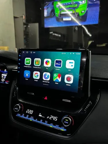 Central multimídia Android para carro