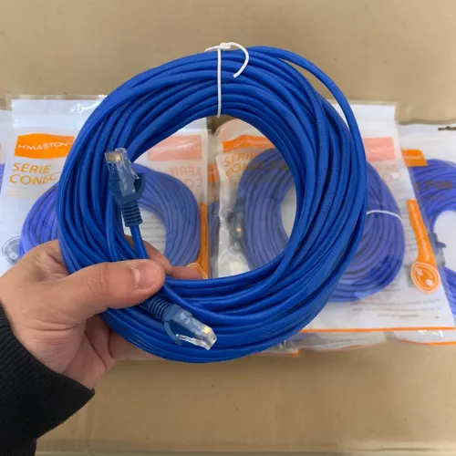 Cabo de rede Internet 15 metros H Maston - Novo e com garantia