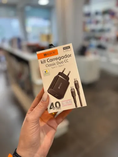 Carregador Classic Duo Type C 40W 