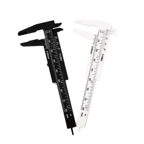 Paquímetro Para Design De Sobrancelhas Simples De Plástico