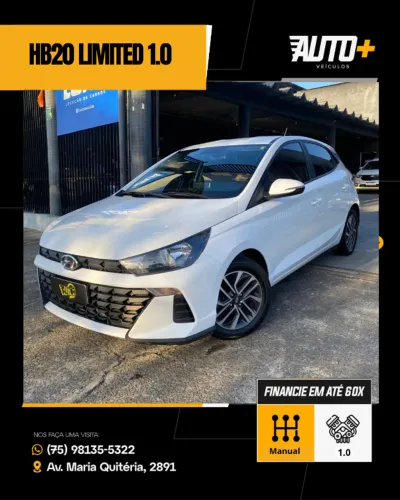 Hyundai HB20 Limited 1.0 Flex 12V Mec. 2023