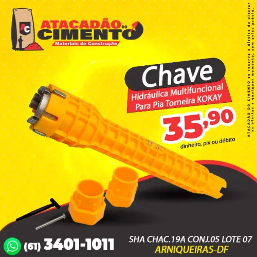 Chave Hidráulica Multifuncional Para Pia Torneira KOKAY
