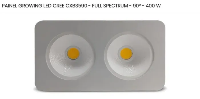 Painel Growing Led - Full Spectrum 90° 400 W