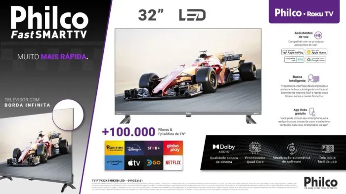 Smart TV Philco 32" LED