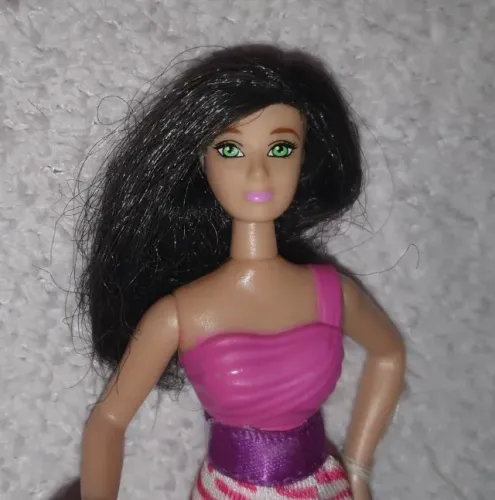 mini boneca barbie teresa mcdonald's 12cm