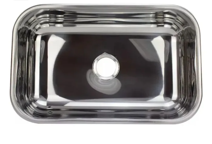 Cuba de Aço Inox  50x34x16  Retangular para Cozinha