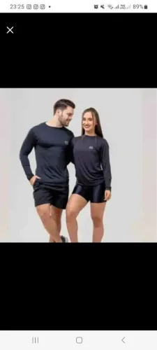 Camisa de proteção UV fator 50 em poliamida com elástano do P ao GG várias cores