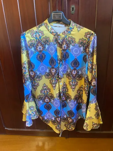 Camisa Label (tecido seda)