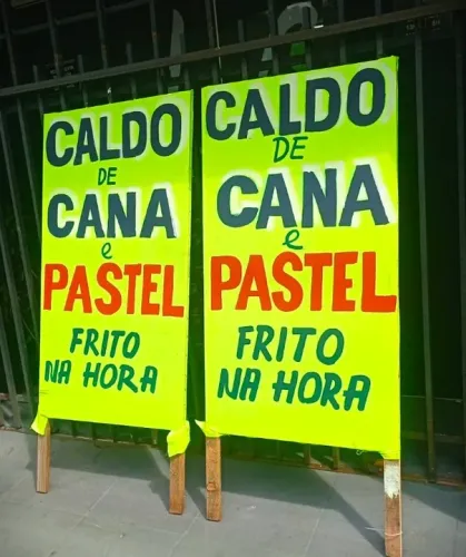 Faixas e Cavaletes neon