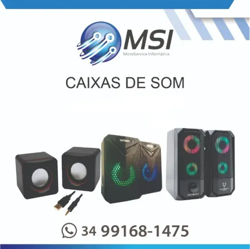 caixinhas de som