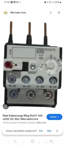 Rele Sobrecarga Weg Rw27-1d3- u032-22-32a