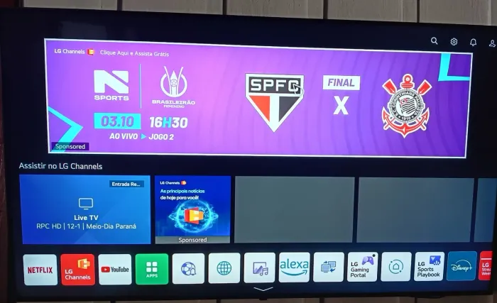 LG nanocell 65 top
