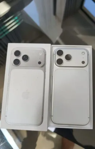 iPhone 17 Pro Max silver - bateria 100%