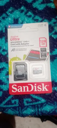 Cartão de memória 128 gb