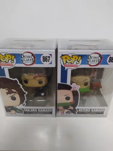 Funko pop Demon slayer: Tanjiro e Nezuko