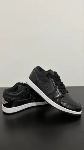 tênis nike air jordan 1 low all-star carbon fiber preto | tam. 41