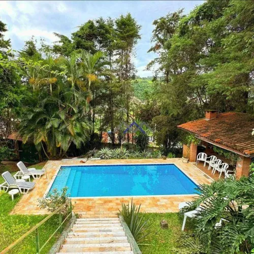 Chácara à venda em condomínio em Itatiba, com pomar, piscina, 6 quartos, 6 vagas.