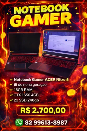 Notebook Gamer Acer Nitro 5