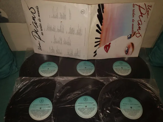 Um Piano Ao Redor do Mundo 6 LP George Brass Robert Jones Don Euclydes