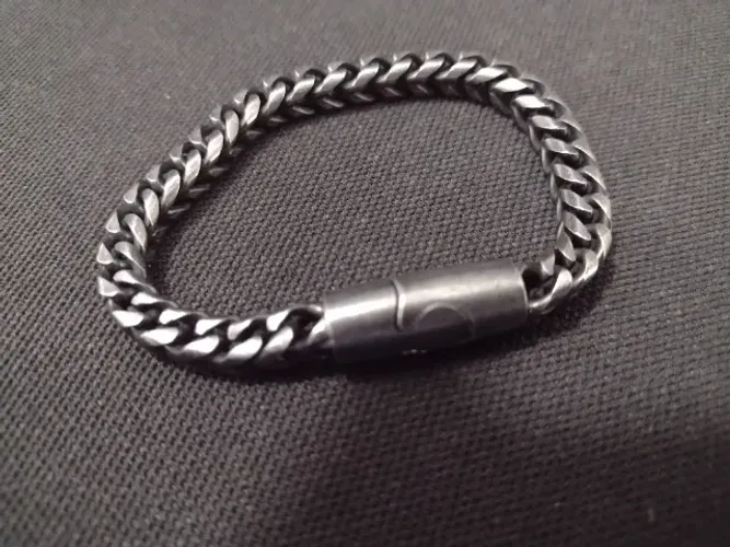 Pulseira Motoqueiro/Rock 19cm