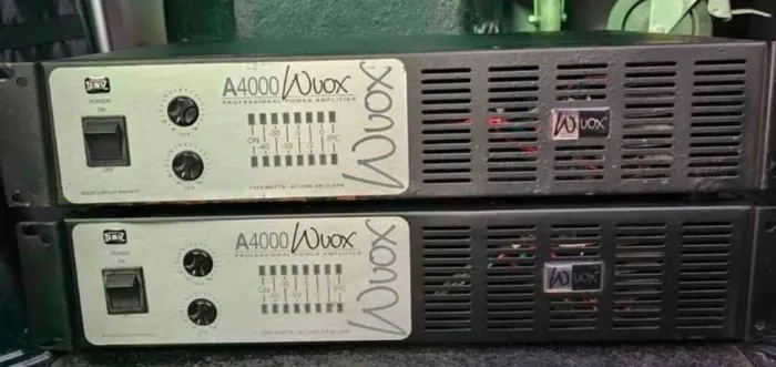 AMPLIFICADOR POTÊNCIA MACHINE WVOX CLASSE AB A6000 A4000