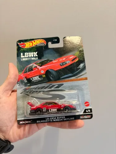 Hot Wheels Premium - LB Super Silhouette Nissan Silvia (S15) LBWK - Lacrado - Escala 1:64