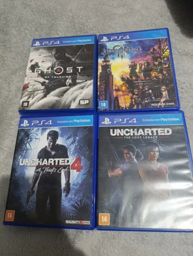 Lote 4 jogos ps4 / vendo separado