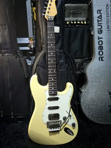 Guitarra Fender Stratocaster Japan Floyd Rose Hss 97/98