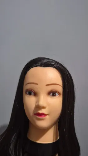Cabeça de boneca sintética para treino 