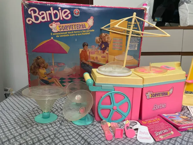 Barbie sorveteria da estrela