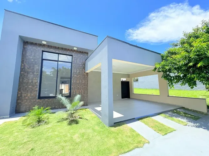 Casa térrea em condominio fechado com piscina - valor atrativo