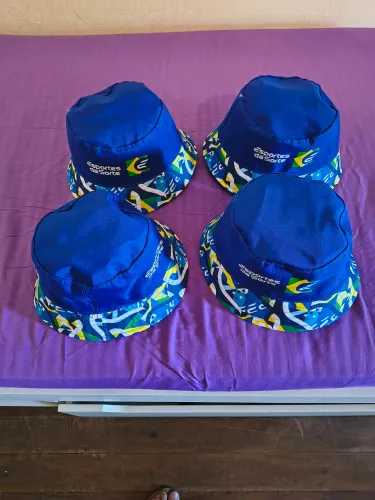 4 chapéu bucket azul