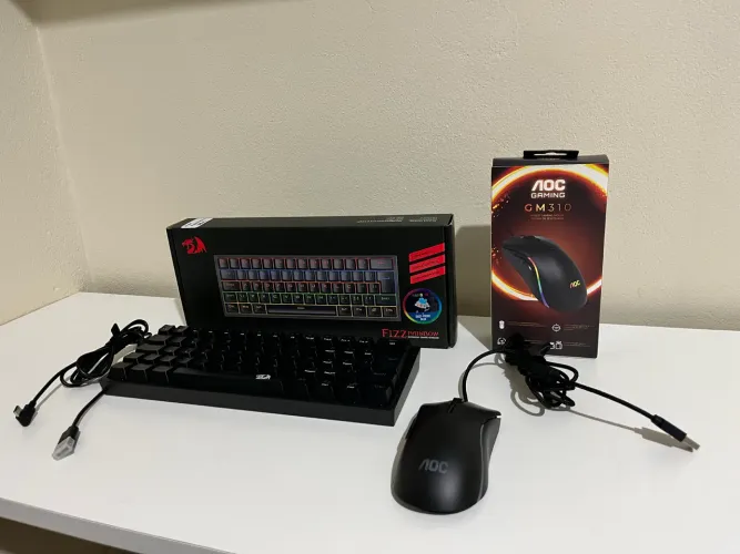 Kit Teclado e Mouse Gamer