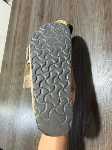 sandália birkenstock arizona bege