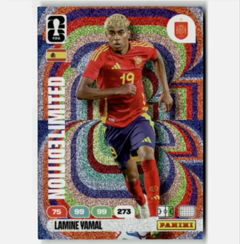 Card Adrenalyn xl Limited Edition Copa do Mundo 2026 Lamine Yamal Panini