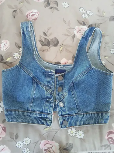 cropped jeans bluesteel, tam. p