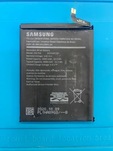 BATERIA SAMSUNG GALAXY A11 - PEÇA ORIGINAL RETIRADA