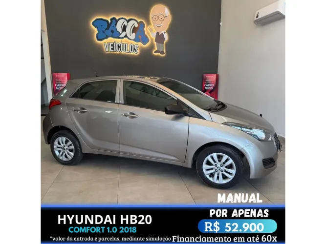 Hyundai HB20 Comfort 1.0 Flex 12V Mec. 2018