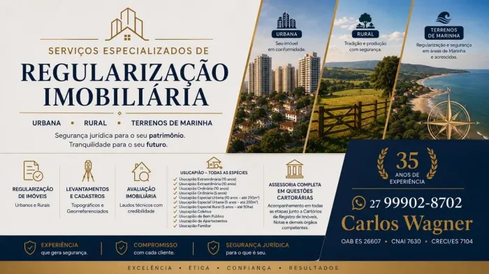 Especializado em Regularização de Imóveis