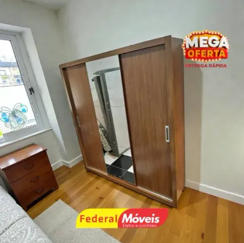 Guarda Roupa c/ Espelho CAMPEÃO EM VENDAS