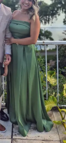 Vestido de festa verde 