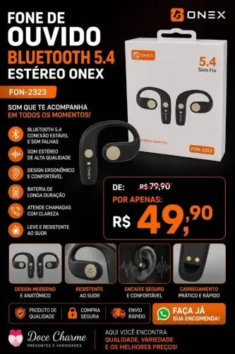 Fone de ouvido 