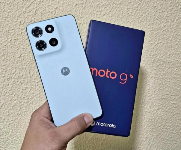 Vendo MOTO G15/128gb completo e garantia