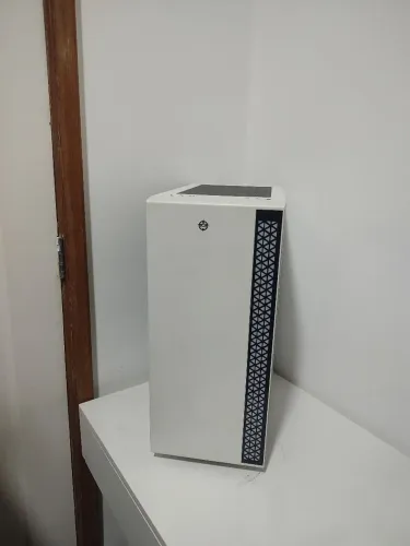 Pc computador desktop gabinete RBG branco 
