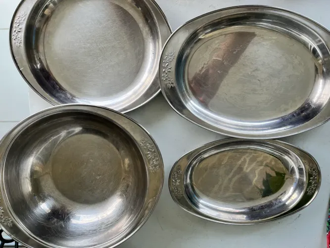 Conjunto de travessas inox