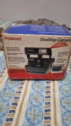 Câmera Polaroid OneStep Instant (serie 600) + Caixa Original de Época