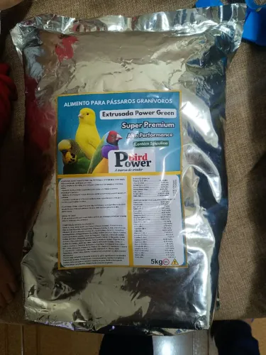 Ração Extrusada Power Green Super Premium (5kg) da marca Power Bird