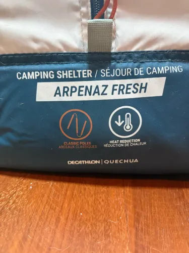 Título: Toldo/Abrigo de Camping Quechua Arpenaz Fresh - Decathlon