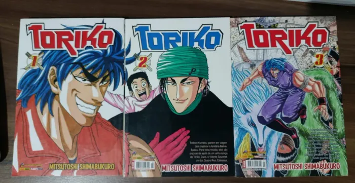 Toriko mangás vol 1,2 e 3