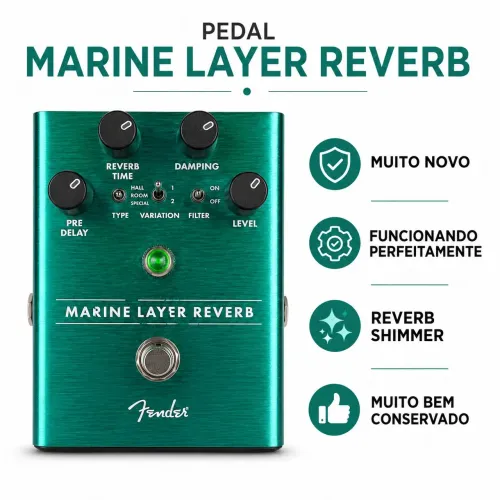 Pedal Reverb Fender Marine layer